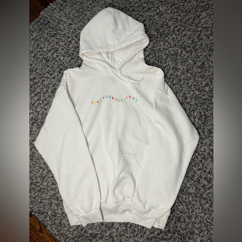 Feel Your Feelings Hoodie Size Medium